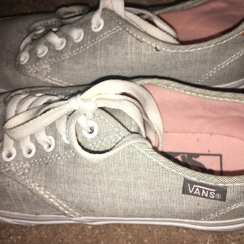 Vans Light Grey Perfect Condition - image 3